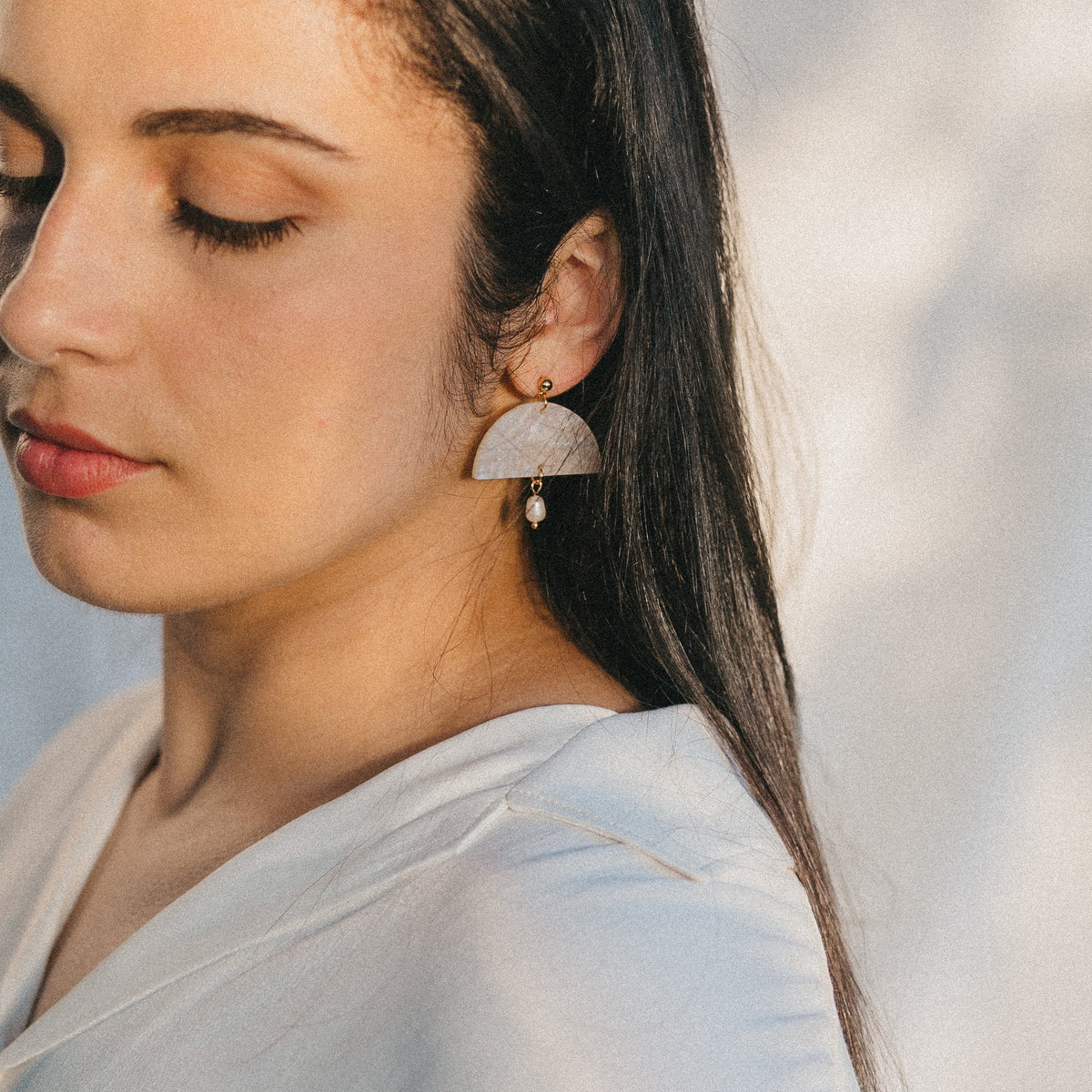 Pendientes Arka Rosa