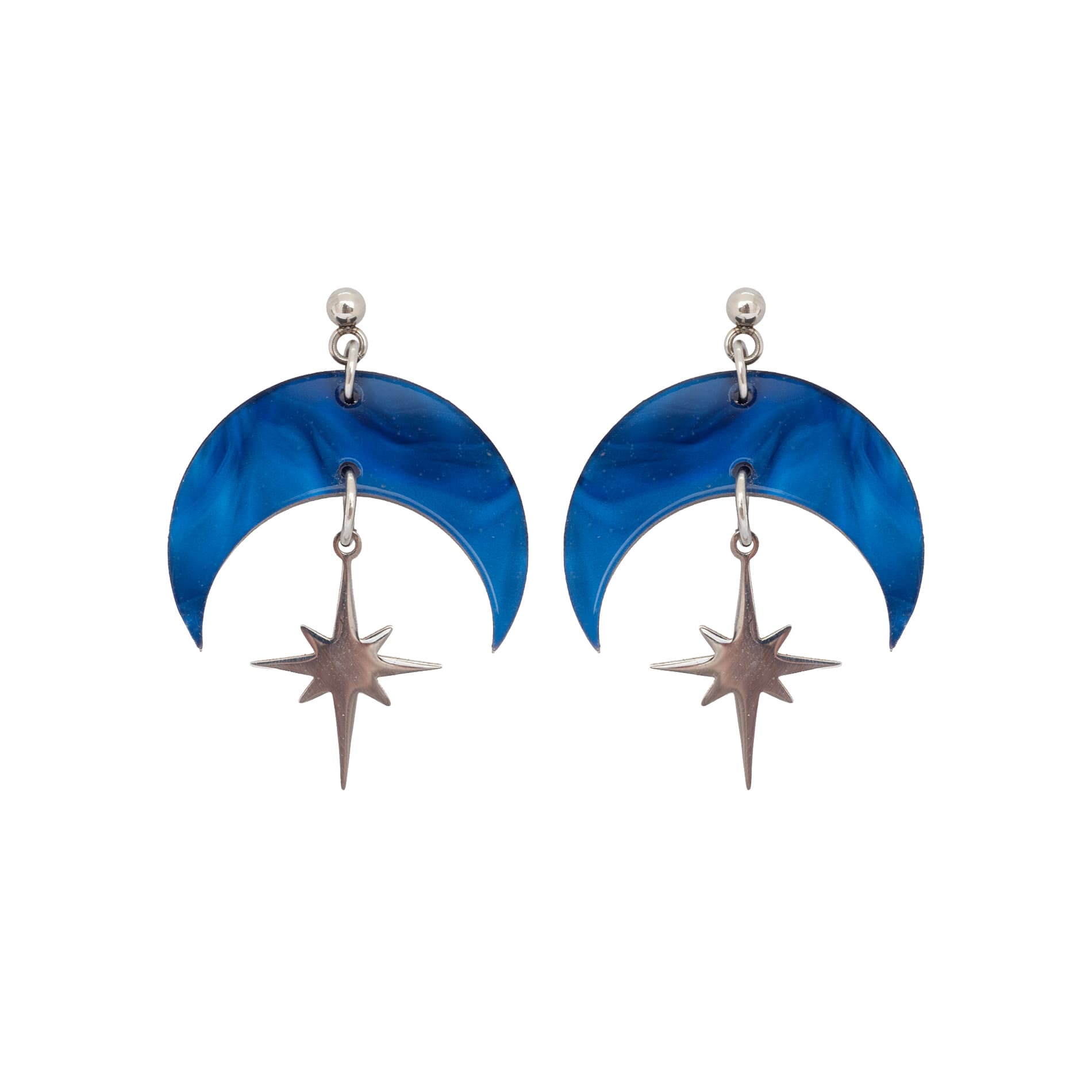 Pendientes Estelar Azul Noche