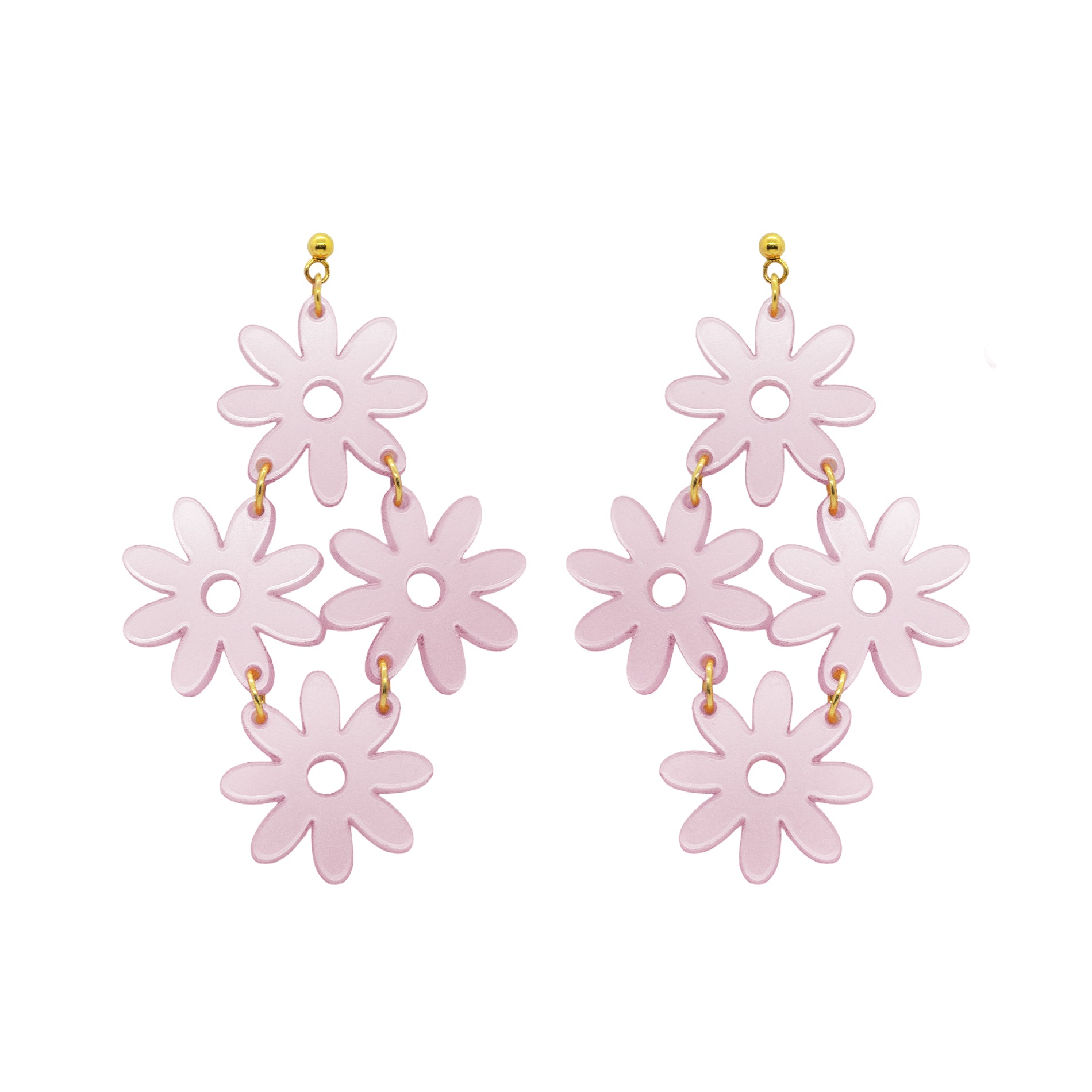 Pendientes Provenza Rosa