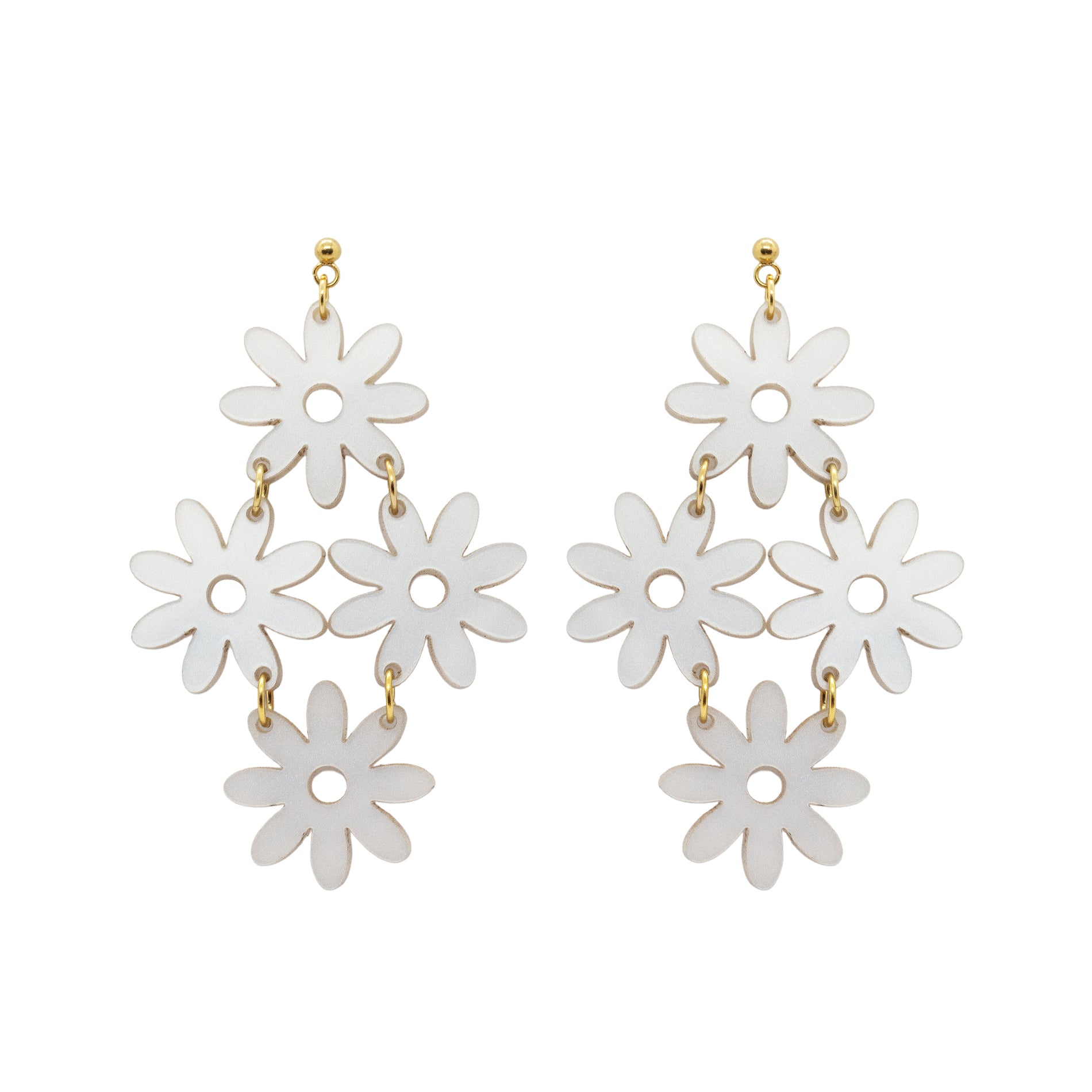 Pendientes Provenza Blanco