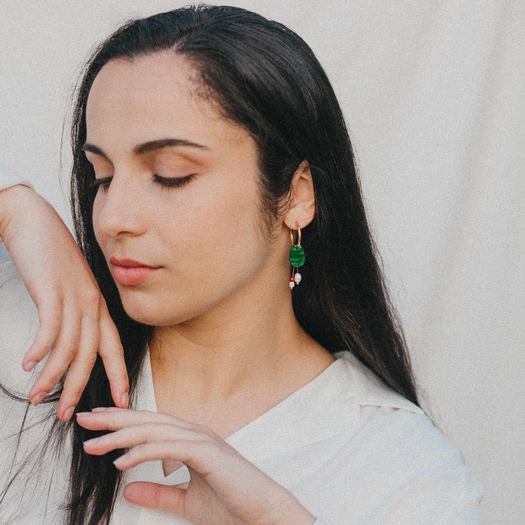 Pendientes Aucare Violeta