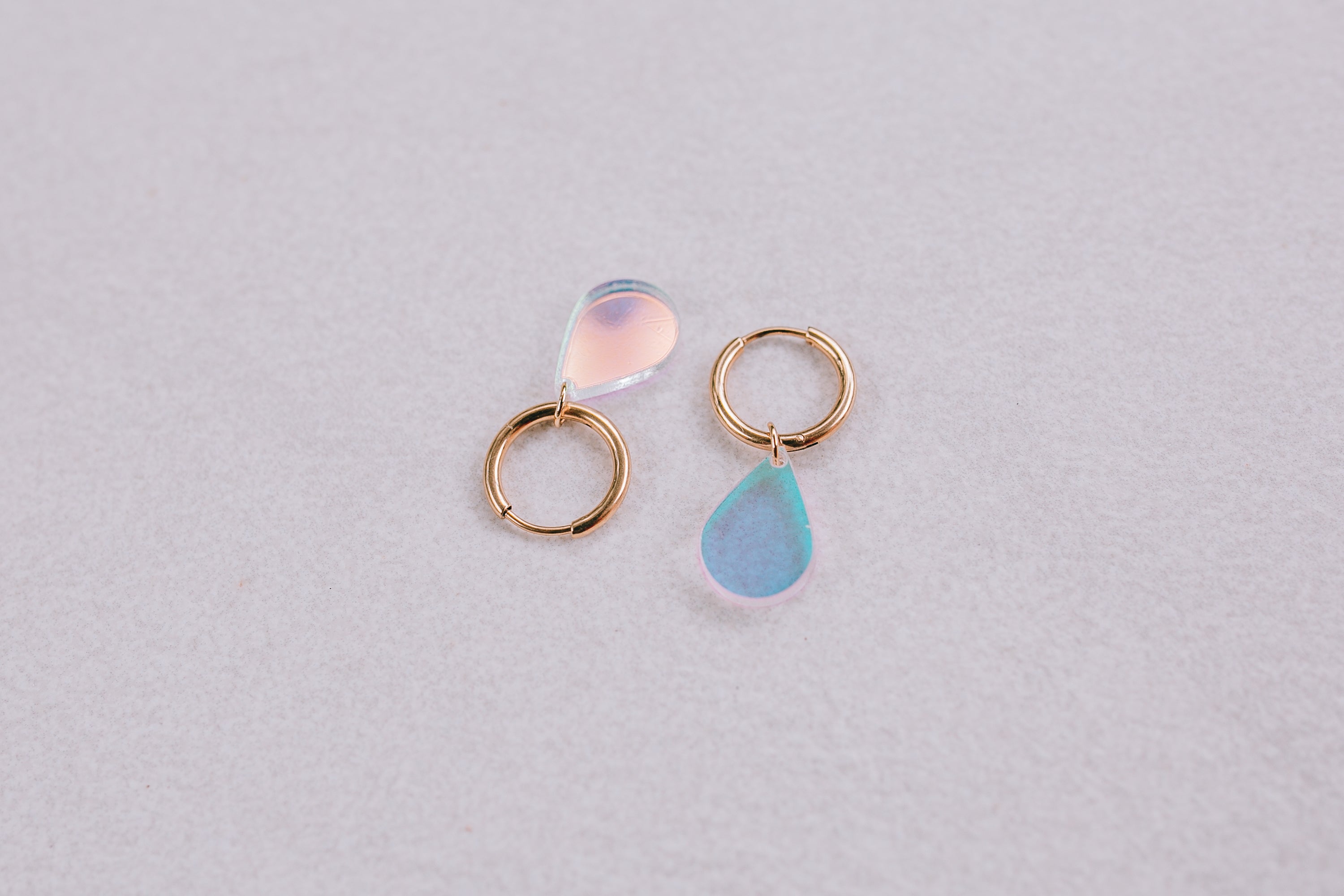 Drop Iris Pendientes