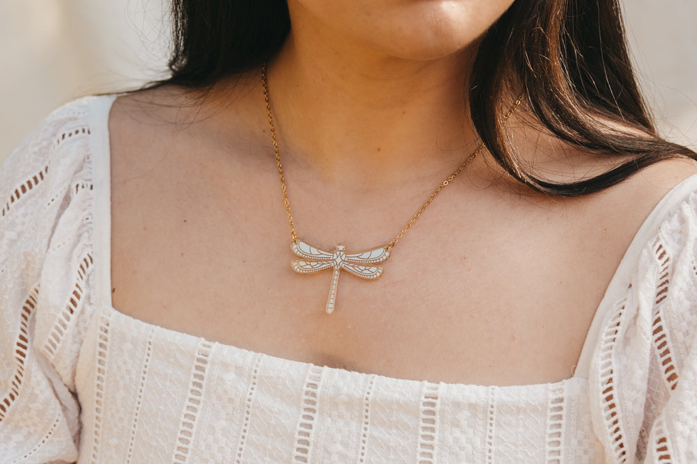 Collar Libélula Oro