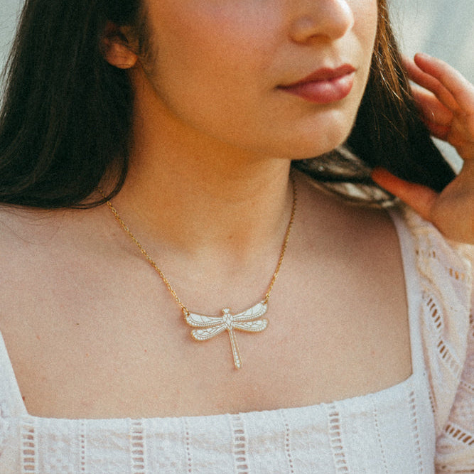 Collar Libélula Oro