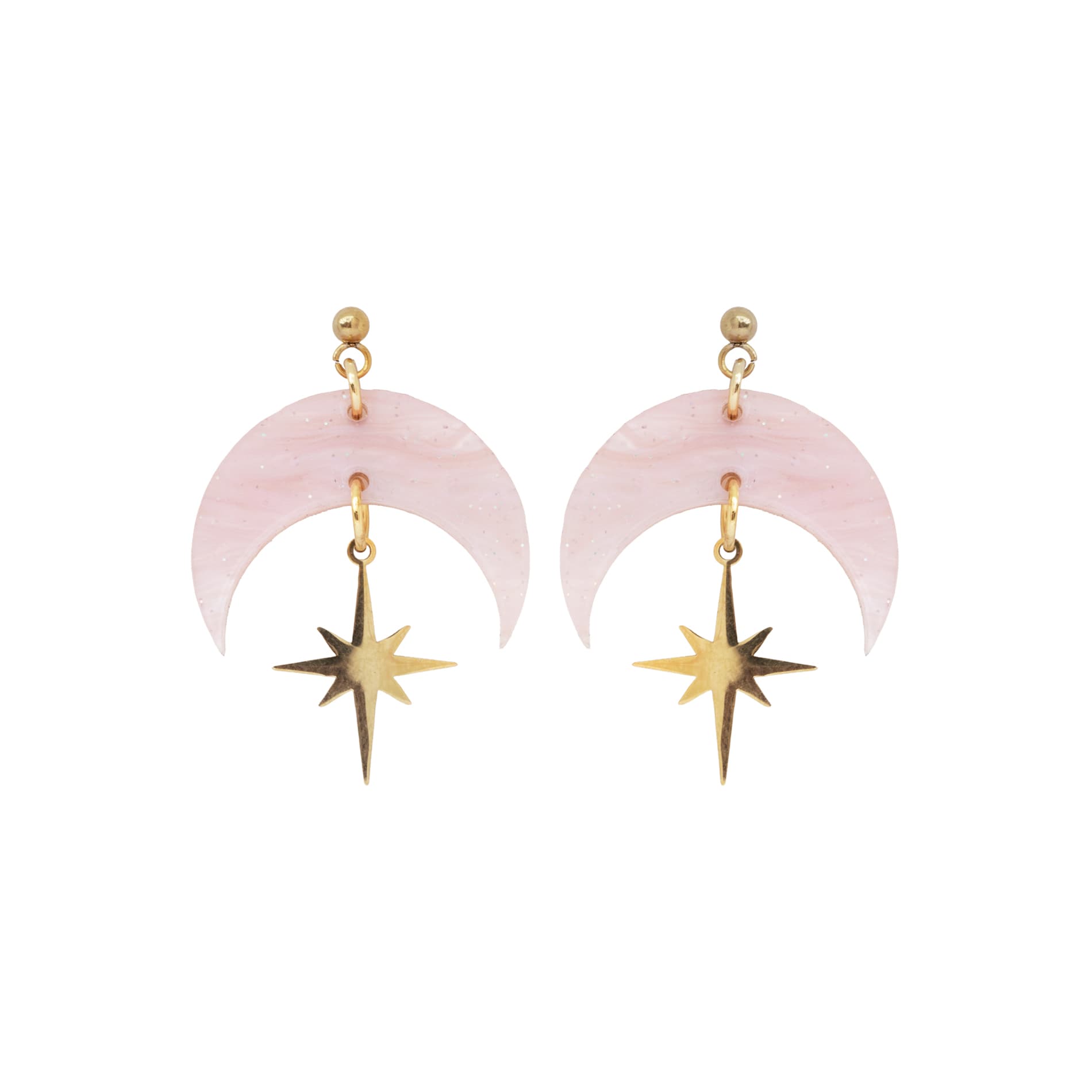 Pendientes Estelar Rose Quartz