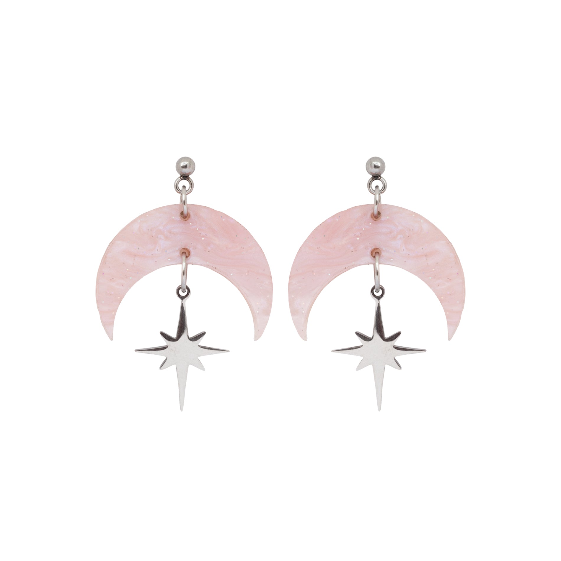 Pendientes Estelar Rose Quartz
