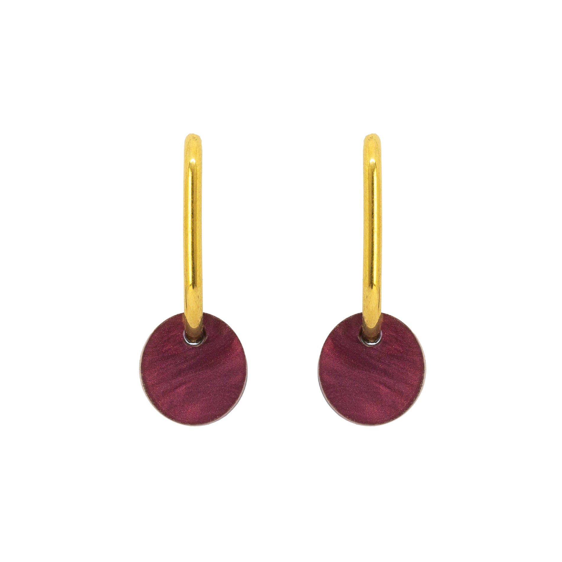Pendientes Zero - aro rectangular