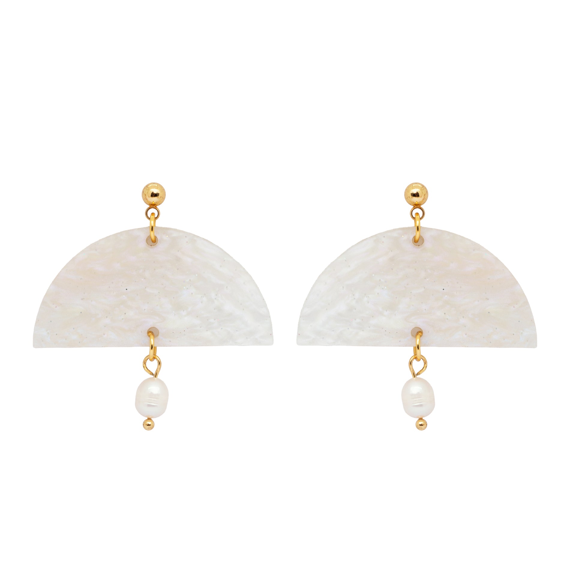 Pendientes Arka Blanco