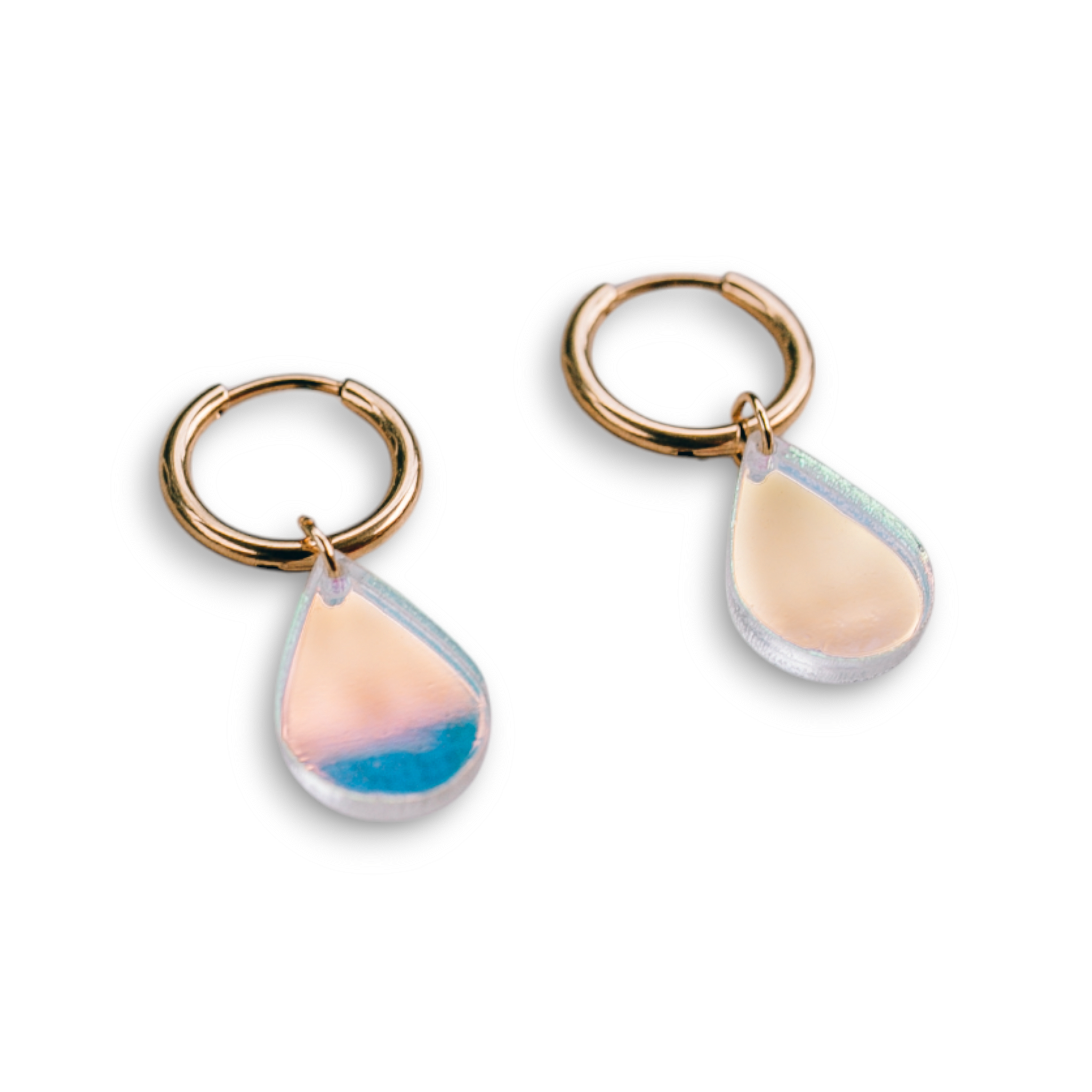 Drop Iris Pendientes