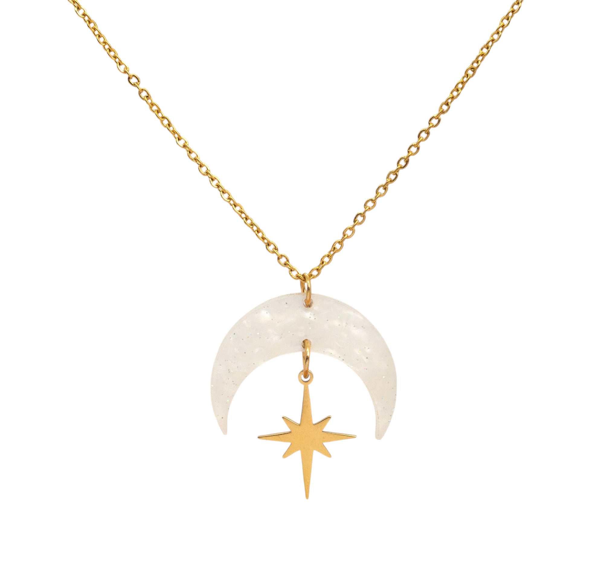 Collar Estelar Blanco