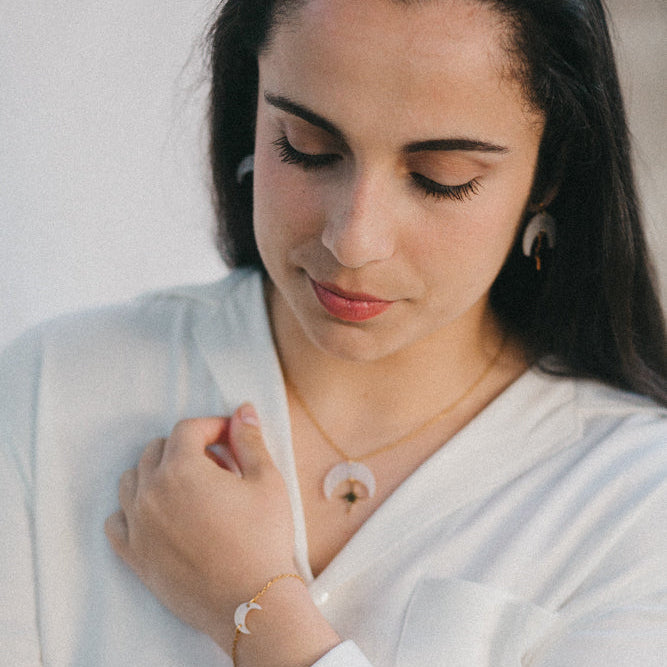 Collar Estelar Blanco